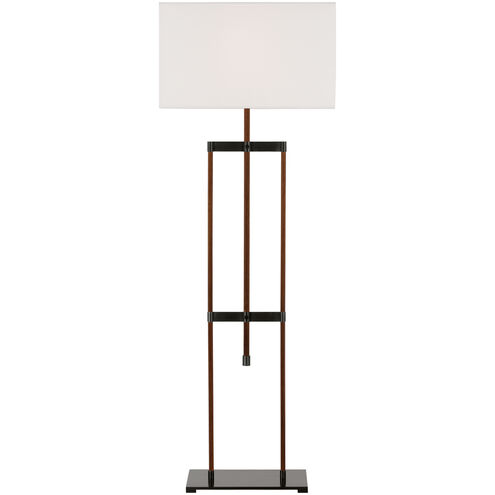 Ray Booth Alda 55.25 inch 15.00 watt Bronze and Dark Walnut Adjustable Floor Lamp Portable Light