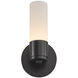Fusion Collection - Cellini Family 4.5 inch Matte Black ADA Wall Sconce Wall Light, EVOLV