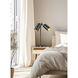 Lumina 23 inch 60 watt Matte Black Table Lamp Portable Light