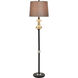 Callahan 62.5 inch 100 watt Madison Bronze and Grey Floor Lamp Portable Light