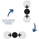 Atwell 2 Light 6.75 inch Matte Black Wall Sconce Wall Light