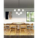 Alora Mood Celia 9 Light 30.25 inch Matte Black Chandelier Ceiling Light
