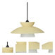 Trilo 7 LED Black Cord Pendant Ceiling Light