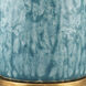 Madeline 26 inch 150.00 watt Blue Ceramic Table Lamp Portable Light