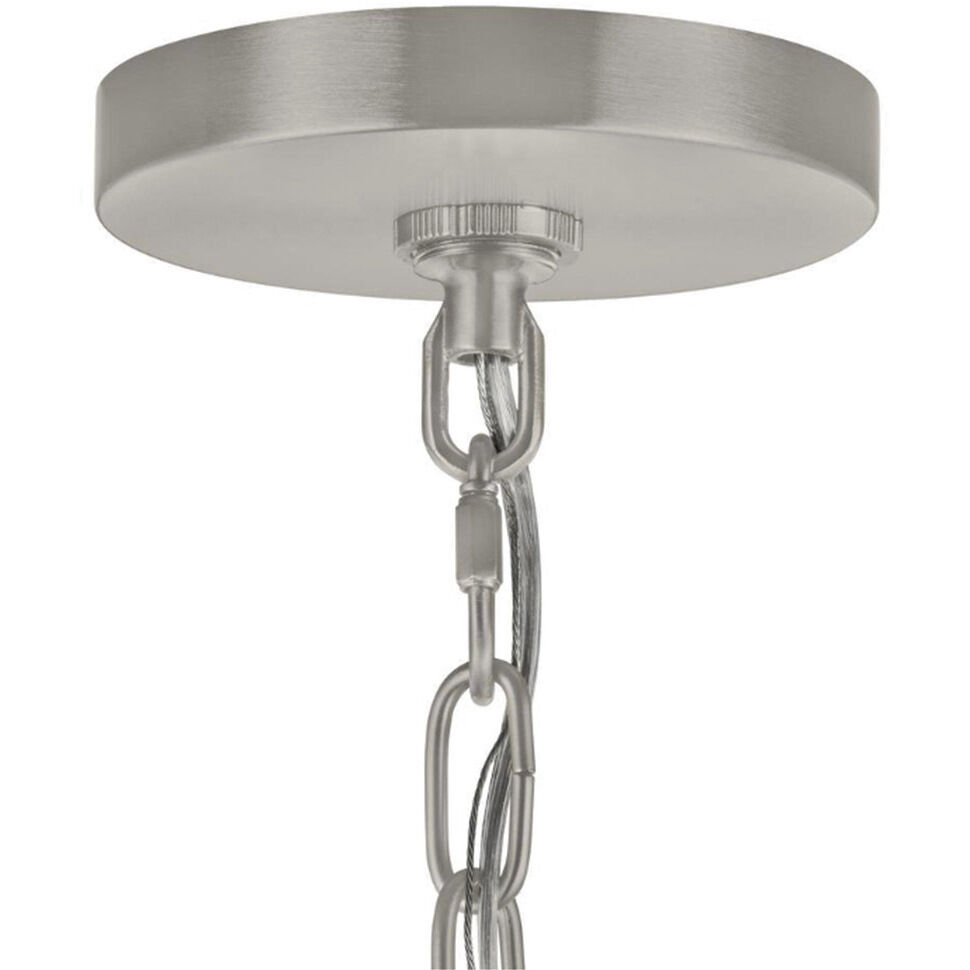 Melina 5 Light 24 inch Brushed Nickel Chandelier Ceiling Light