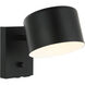 Clinton 1 Light 6 inch Black Wall Sconce Wall Light