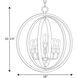 Conestee 6 Light 28 inch Galvanized Pendant Ceiling Light