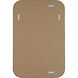 Jyn 36 X 24 inch Antique Brushed Brass Wall Mirror