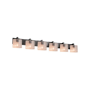 Fusion 55.5 inch Matte Black Bath Bar Wall Light