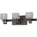 Coralie 3 Light 18 inch Oil Rubbed Bronze Vanity Light Wall Light
