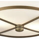 Flushmounts 2 Light 13 inch Classic Brass Flush Mount Ceiling Light