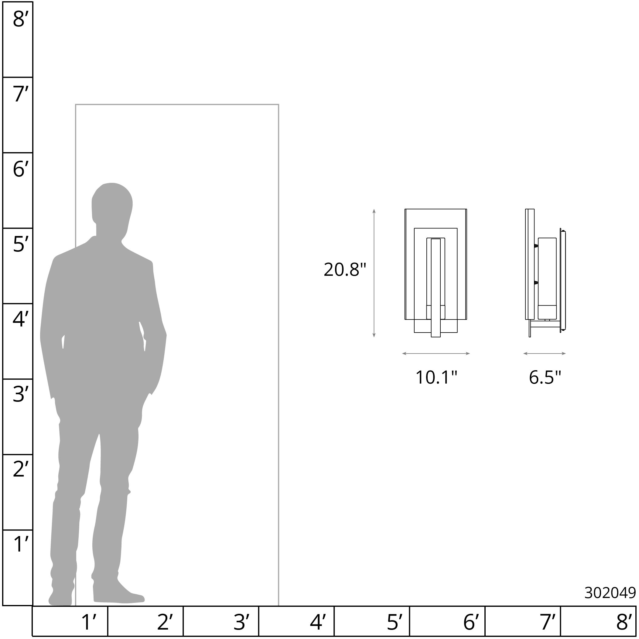 Arc 1 Light 20.8 inch Coastal Bronze Outdoor Wall Sconce