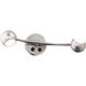 Duplex Reading Light Wall Light in Brushed Nickel, dweLED