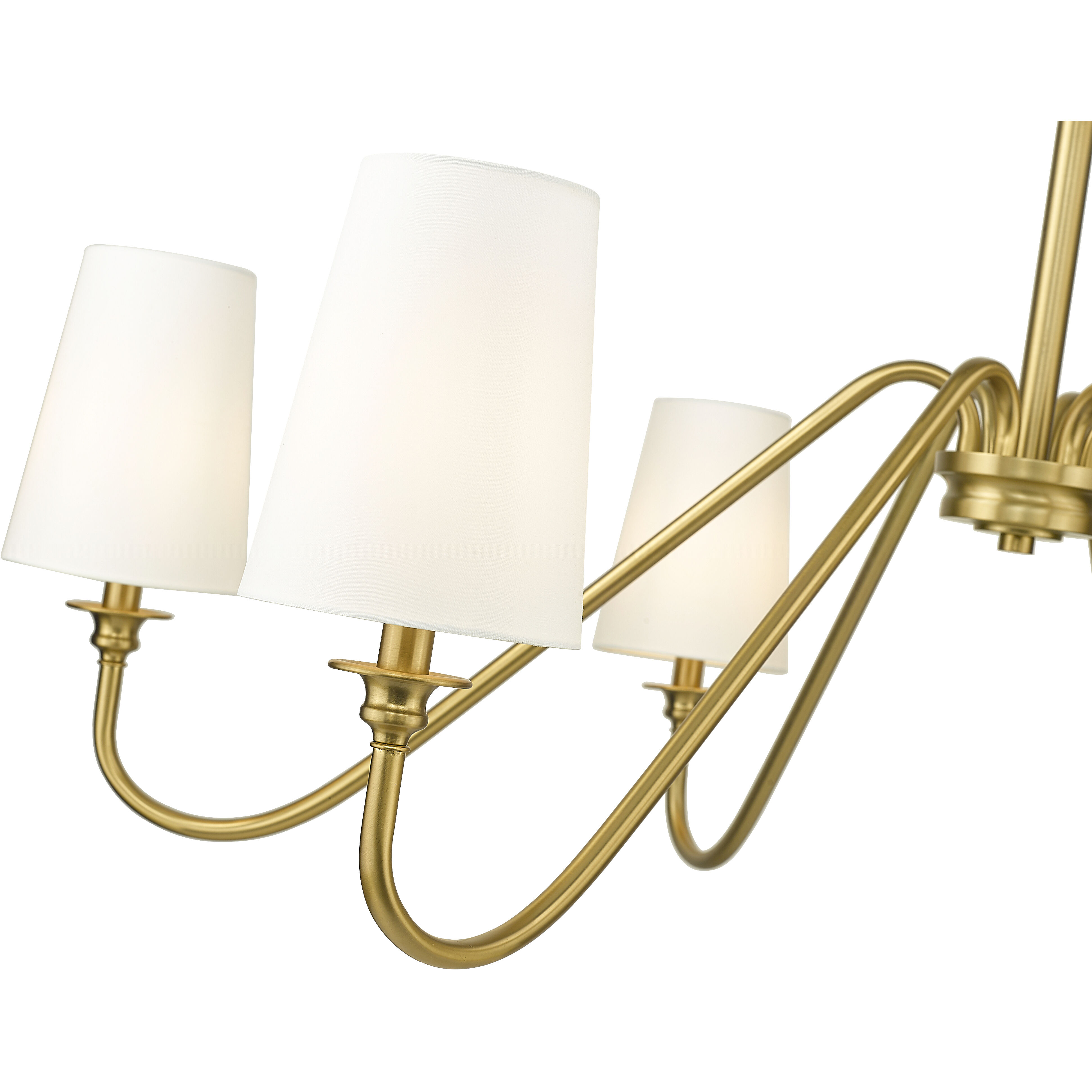 Gianna 6 Light 46.25 inch Modern Gold Chandelier Ceiling Light