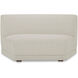 Fraser White Slipper Chair, Wedge
