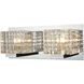 Chastain 2 Light 12 inch Chrome Vanity Light Wall Light