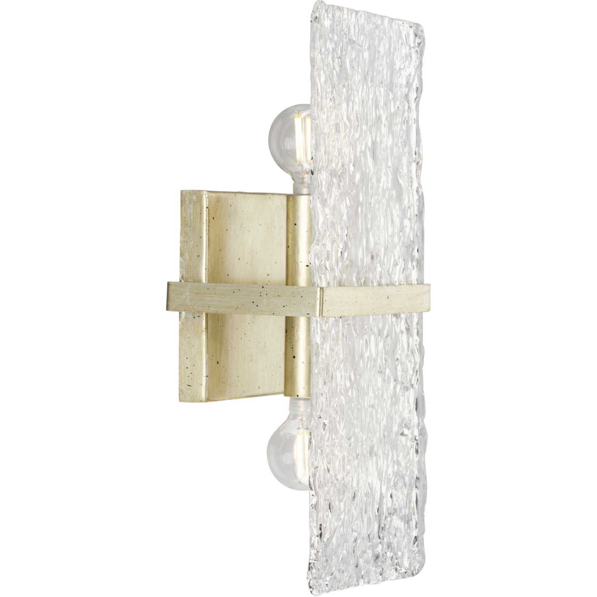 Chevall 2 Light 7 inch Gilded Silver Wall Sconce Wall Light, Design Series