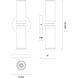 Revolve 2 Light 10.62 inch Clear Glass and Urban Bronze Bath Vanity Wall Light