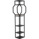Downtown B Matte Black Bookcase