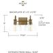 Cassidy 2 Light 17.5 inch Aged Brass Vanity Light Wall Light
