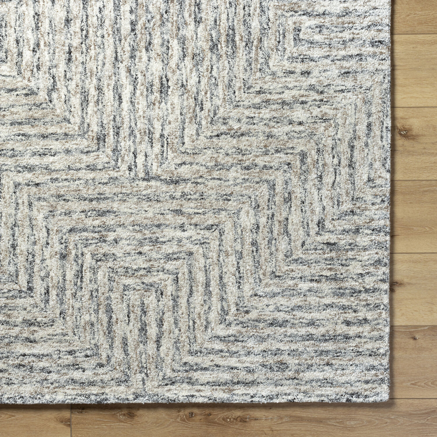 Falcon 120 X 120 inch Light Gray Rug in 10 Ft Square, Square