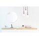 Studio 5 1 Light 7 inch Painted Bronze/Natural Brush Mini Pendant Ceiling Light