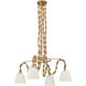 Cordon 4 Light 40 inch Legacy Brass Pendant Ceiling Light