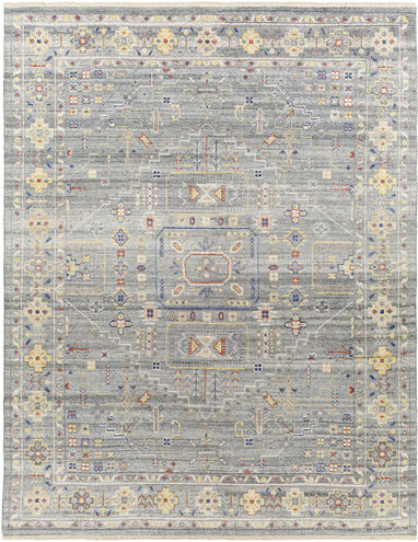 Kushal 90 X 60 inch Slate Rug, Rectangle