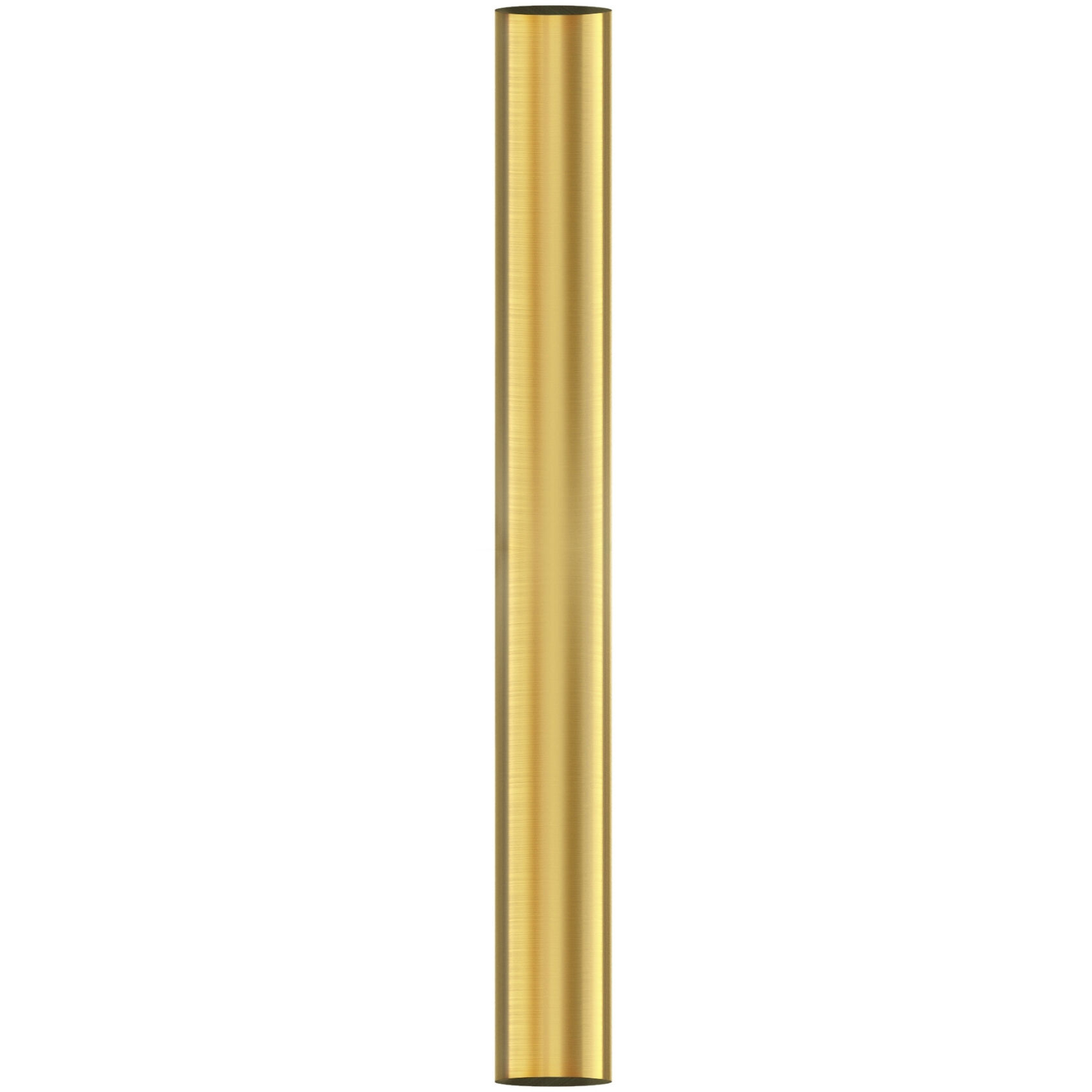 Atlas Brushed Brass Fan Downrod in 10