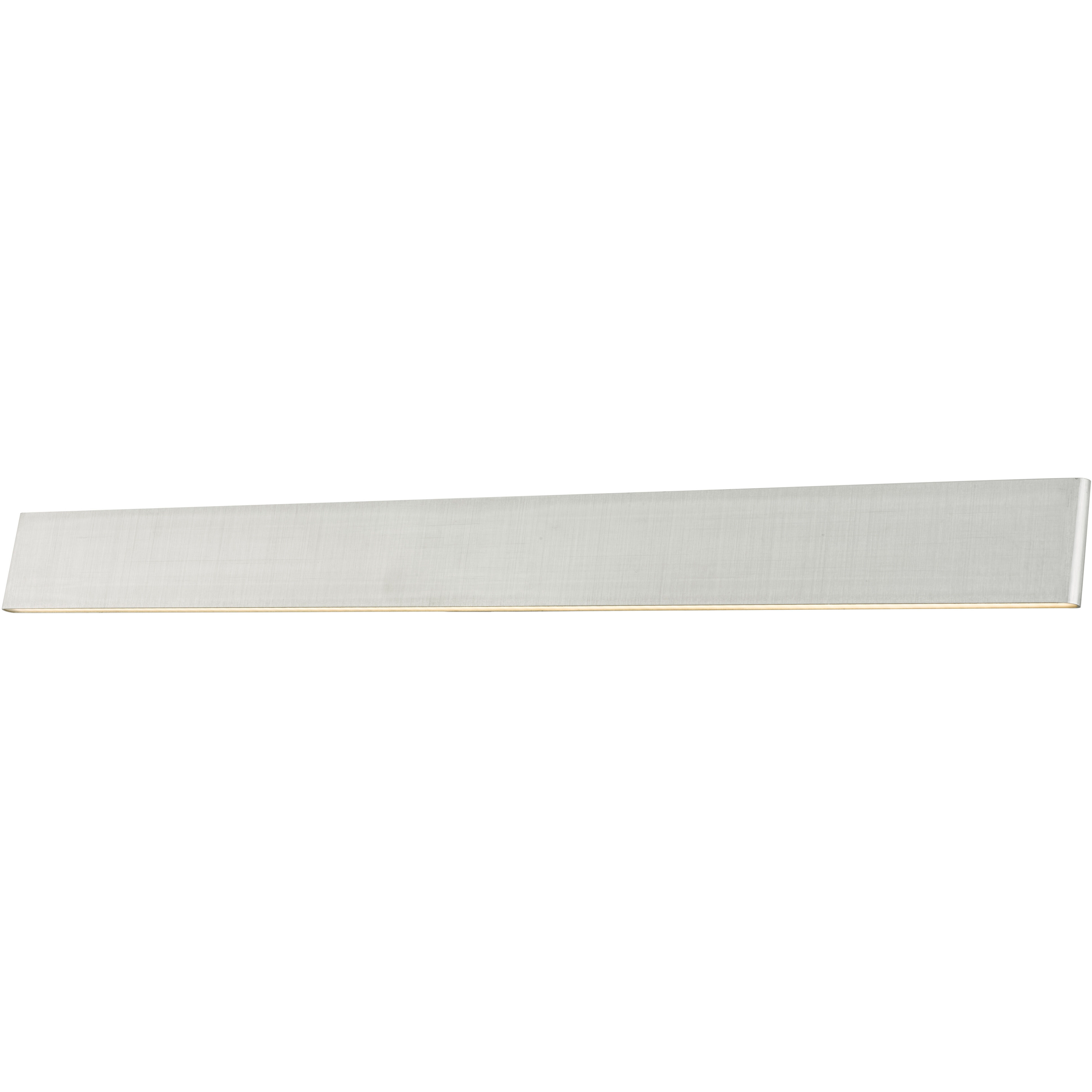 Slim LED 36 inch Brushed Aluminum Bath Vanity Light Wall Light