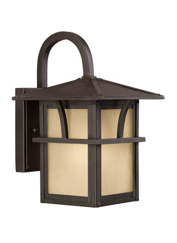 Medford Lakes 1 Light 11 inch Statuary Bronze Outdoor Wall Lantern, Small