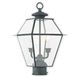 Westover 2 Light 16.5 inch Charcoal Outdoor Post Top Lantern