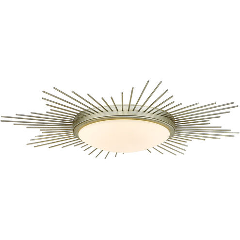 Kieran LED 24 inch White Gold Flush Mount Ceiling Light