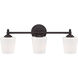 Darcy 3 Light 25 inch Oil Rubbed Bronze Bath Bar Wall Light