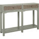 Sawyer 48 X 12 inch Evergreen Fog with Natural Console Table