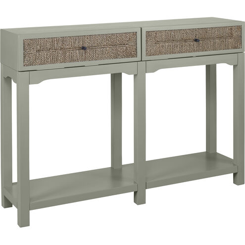 Sawyer 48 X 12 inch Evergreen Fog with Natural Console Table