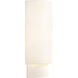 Textile Collection - Classic Family 1 Light 6.25 inch ADA Wall Sconce Wall Light in White, 4" D x 6.25" W x 13" H, EVOLV