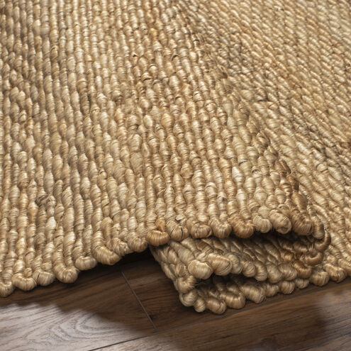 Coil Natural 108 X 72 inch Tan Rug, Rectangle
