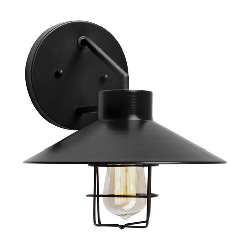 Signature 1 Light 11 inch Black Outdoor Wall Light