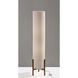 Sonora 50.5 inch 60.00 watt Walnut Floor Lantern Portable Light
