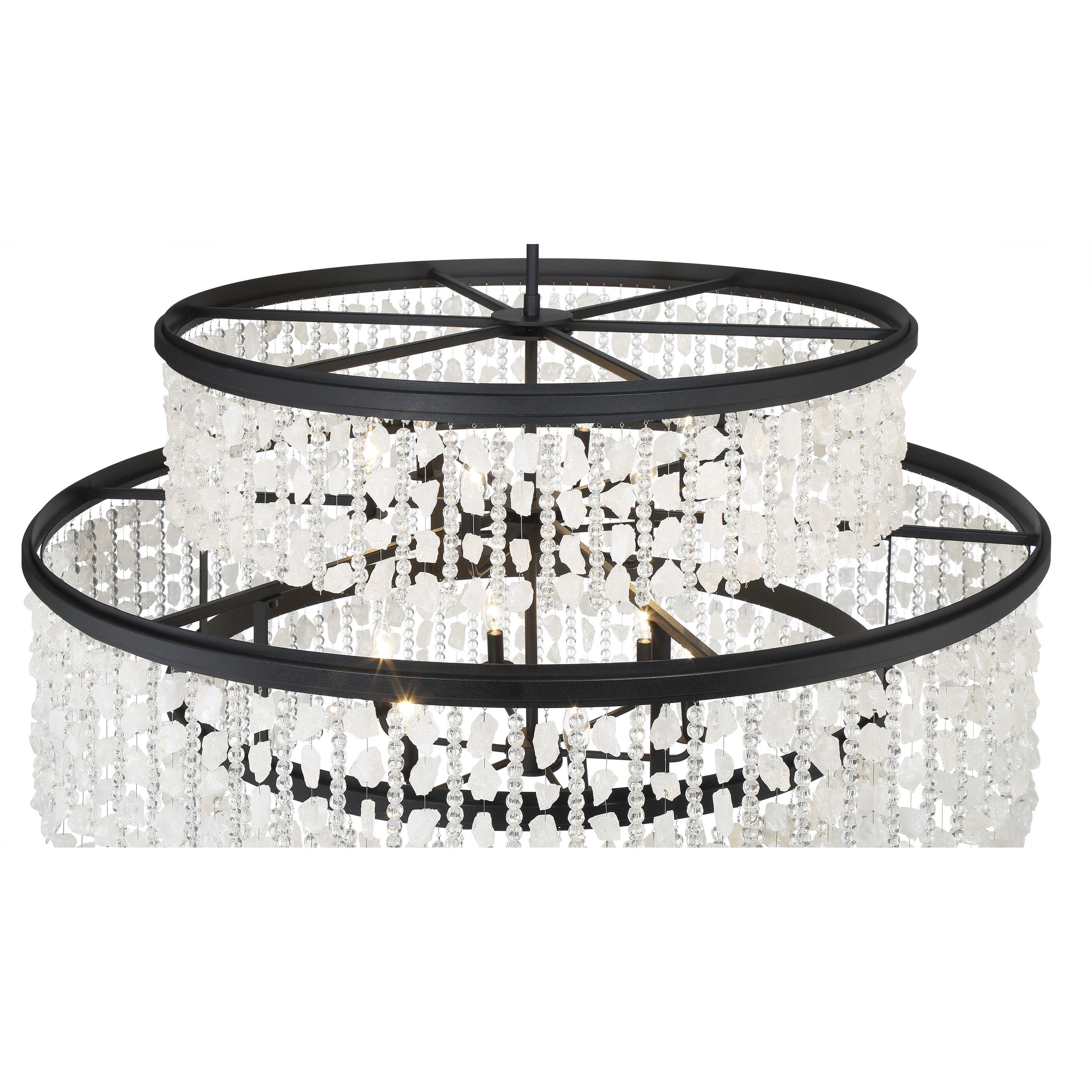 Shimmering Elegance 12 Light Chandelier Ceiling Light