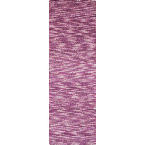 Static 96 X 30 inch Bright Purple, Lavender Rug