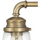 Fritz 3 Light 24 inch Heritage Brass Vanity Light Wall Light