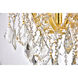 Maria Theresa 6 Light 24 inch Gold Flush Mount Ceiling Light in Royal Cut