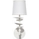 Petal 1 Light 6 inch White Wall Sconce Wall Light