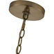 Duet 12 Light 26 inch Vintage Brass Pendant Ceiling Light