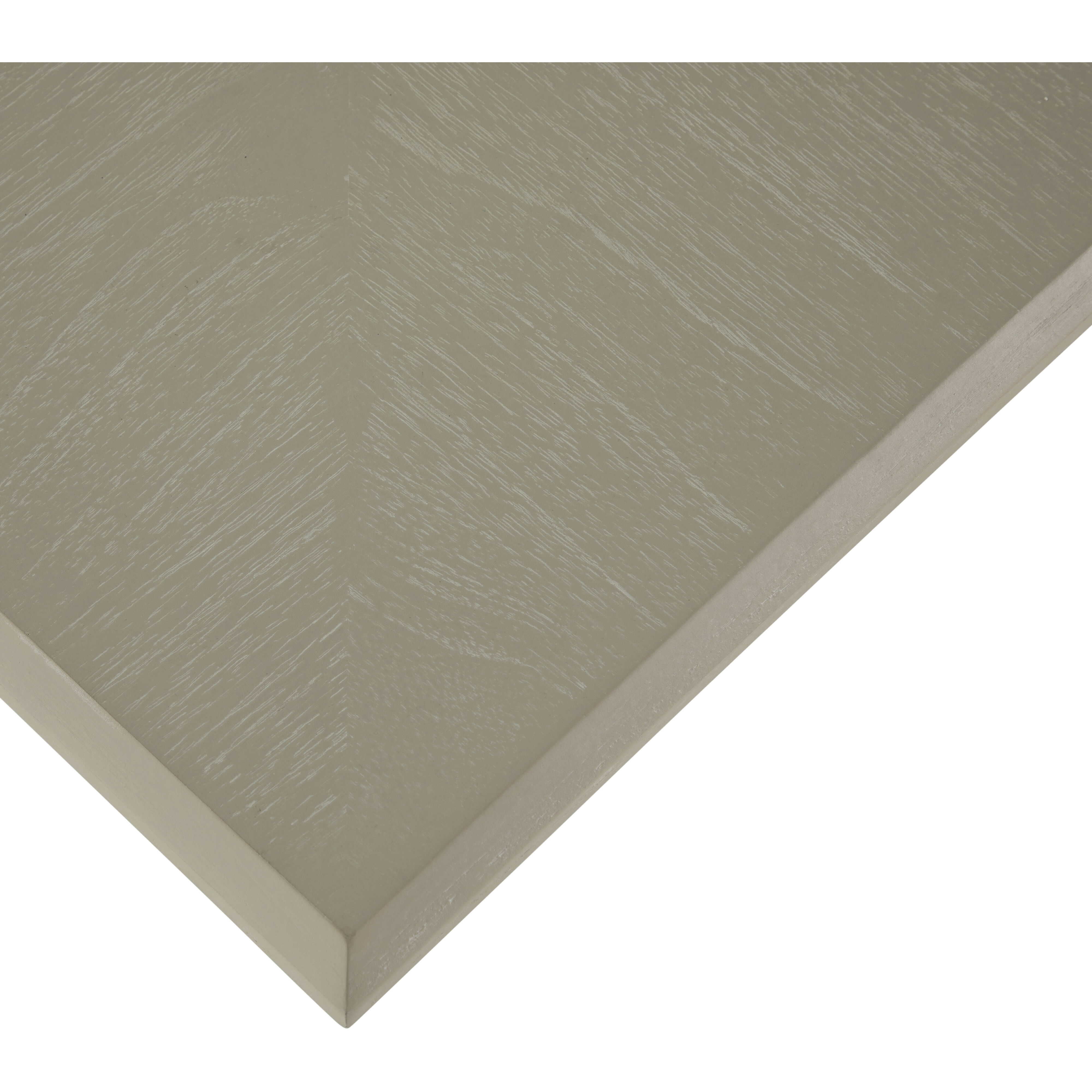 Ferris 52 X 52 inch Cerused White and Stained Gold Square Dining Table