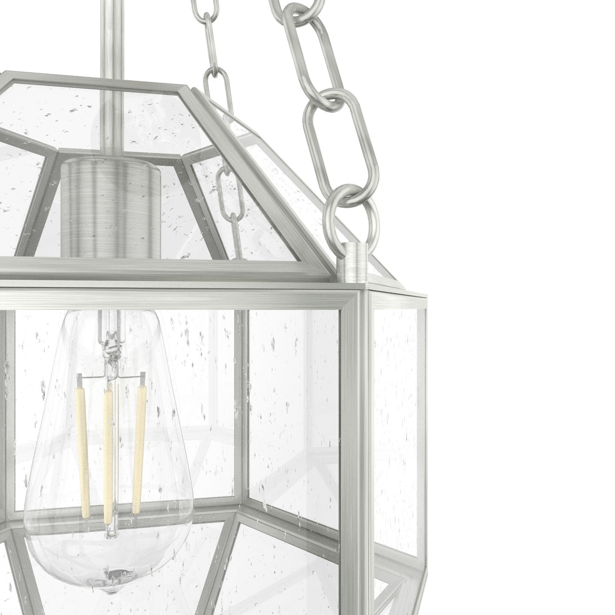 Indria 1 Light 11 inch Brushed Nickel Pendant Ceiling Light