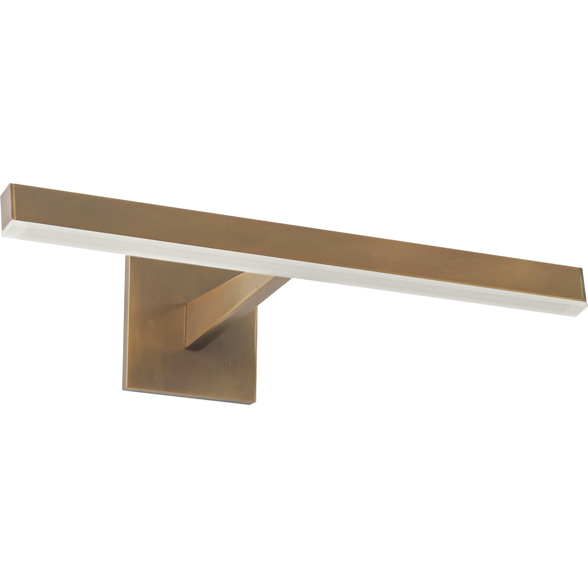 Vega 13 watt 19 inch Vintage Brass Wall/Picture Light Wall Light