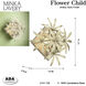 Flower Child 1 Light 12 inch Ambry Gold Wall Sconce Wall Light